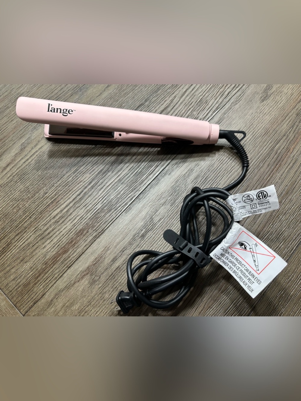 L’ange  Le  Ceramique Flat Flat Iron Hair Straightener - Blush Color